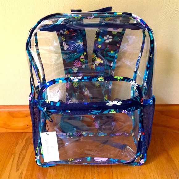 Vera Bradley Bags Vera Bradley Large Clear Backpack Moonlight